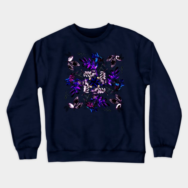 Vainly Blue Crewneck Sweatshirt by L'Appel du Vide Designs by Danielle Canonico